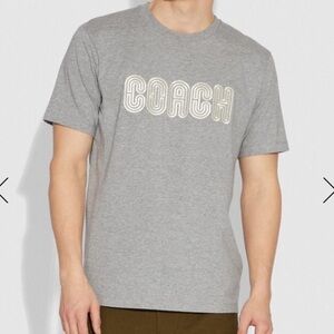 NEW Coach Men’s Embroidered Print T Shirt M